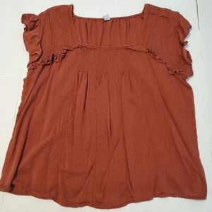 Old Navy Ruffle Sleeve Blouse